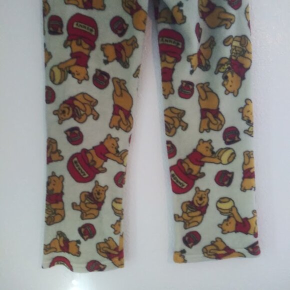 Disney women's size L yellow and red Winnie the Pooh pajama pants - Picture 7 of 14